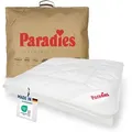 Paradies Bettdecke 135x200 cm "Prima Bio" pflegeleicht und atmungsaktiv, Sommer - Weiß