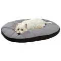 Karlie Tierkissen Liegekissen Doc Bed oval, grau-schwarz grau|schwarz 50 cm x 60 cm