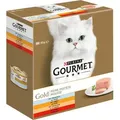 GOURMET Gold Feine Pastete Katzenfutter nass, Sorten-Mix 12x8x85g (12er Pack (12 x 8 x 85g))