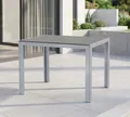 Gardissimo Gartentisch Soul rechteckig silber, 120 x 70 cm (Spar-Set, 1-St., 1 Esstisch), Holz-Look / Aluminium / wetterfest / pflegeleicht