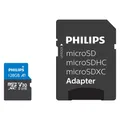 Philips MicroSDXC Class 10 UHS-I U3 mit Adapter (128 GB, microSDXC, U3, UHS-I) (FM12MP65B/00)