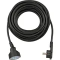 Brennenstuhl Verlängerungskabel, 1x Winkel-Flachstecker, schwarz