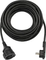 Brennenstuhl Kunststoff Verlängerungskabel Flachstecker IP 20 Kabel schwarz 10m