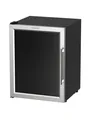 cozze Fridge with steel frame and glass front 60 litres