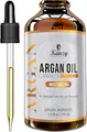 Kanzy Jojobaöl Kaltgepresst 100% Rein Gold 50ml für Haut Haare Nägel Pflegeöl Körperöl Vegan Hexanfreies Jojobaöl Anti-Aging Anti-Falten Natürlich Intensivpflege (100 ml (1er Pack), Arganöl)
