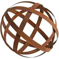 Rostkugel Edelrost Dekokugel Kugel 30-50 Cm Bandeisen Gartendeko Rost Metall 40 Cm