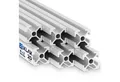 KLAK Profil KLAK 20 - 6x Aluprofil 20x20mm 2m System-, Montageprofil Typ-I Nut 6 (Set, 6er)