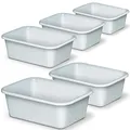 BRB 5 Lebensmittelwannen, Inhalt 12 Liter, LxBxH 440 x 320 x 155 mm, weiß, PE-HD