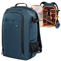 DÖRR Fotorucksack Prag Pro 20L, Kamera-Rucksack, Wasserdicht, 16 Zoll Laptopfach, Spiegelreflex, DSLR SLR, Flexible Inneneinteilung, Stativ-Halterung, Drohnenrucksack, Robust & Leicht, Regencover