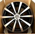 Felgen für VW Bus T5 T6 T6.1 17-Zoll ET55 schwarz glanz poliert ABE 4 Stück NEU✅