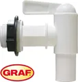 Regentonne Universal Auslaufhahn 3/4" Zoll Ablaufhahn GARANTIA GRAF Wasserablauf