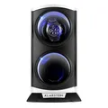 B-Ware VERTIKALER UHRENBEWEGER 2 UHREN DISPLAY VITRINE AUFSTELLER BOX LED WATCHW