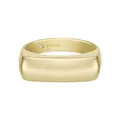 Fossil Damen-Siegelring Heritage D-Link Glitz Edelstahl goldfarben, JF045867106
