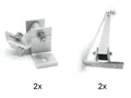 Flexibles Montagesystem für 2 Solarmodule 400mm