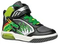 Geox Junior J Inek Boy Sneakers Black, Lime 26 EU