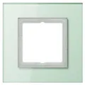1St. Jung LSP981GLAS Rahmen 1fach Glas Mattweiß LSP 981 GLAS