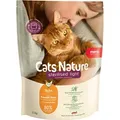 Light Katzenfutter Getreidefrei - mera Cats Nature Sterilised Huhn - Kalorienreduziert & Hoher Fleischanteil 400g 400g