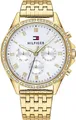 Tommy Hilfiger 1782142 Damen  Multifunktion Uhr Damenuhr Edelstahl Vergoldet Neu