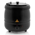 Mahlzeit Suppenkessel elektrisch 8 Liter | Suppentopf mit herausnehmbarem Edelstahl Einsatz und Deckel | bis 80°C | Warmhaltebehälter Essen, Suppenwärmer, Thekenkessel, Suppenwarmhaltebehälter