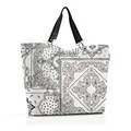 reisenthel shopper XL bandana white – Geräumige Shopping Bag und edle Handtasche in einem – Aus wasserabweisendem Material