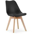 Komodee Stuhl, Schwarz, Metall, 45x88x51 cm, Esszimmer, Stühle, Esszimmerstühle, Vierfußstühle