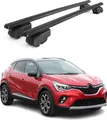 Dachträger Gepäckträger für Renault Captur 2020-2023 ABE Aluminium Schwarz