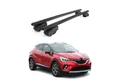 OMAC Dachträger Gepäckträger für Renault Captur 2020-2023 ABE Aluminium Schwarz (2-St), Wasserbeständig,Abnehmbar,Multifunktional,Leichtgewichtig