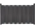 Vorgartenzaun GroJa Merano vormontiert ohne Pfosten Rahmen anthrazit 180 x 90 cm