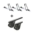 3xRadträger SAGITTAR+Dachträger Original Sta für AlfaRomeo Giulietta 5Tür ab10