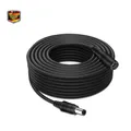 DC 5,5 mm x 2,1 mm Stromverlängerungskabel 5 Meter Schwarz