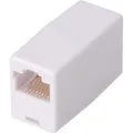 Cat.5e Modulare Kupplung, ungeschirmt weiß, RJ-45 > RJ-45