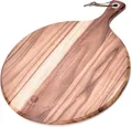 Hochwertiges Pizzabrett aus Akazienholz - 40,6 x 30,5 x 1,3 cm