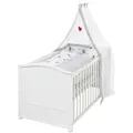 BABYBETT Adam & Eule 70 x 140 cm weiß