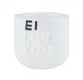 Räder Eierbecher Design Eierbecher Guten Morgen Ei love you Weiß