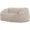 icon Riesensitzsack, Beige, Kunststoff, 2-Sitzer, 130x57x116 cm, Hergestellt in Deutschland, Wohnzimmer, Hocker, Sitzsäcke, XXL Sitzsäcke