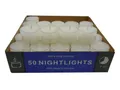 safe candle Nightlights Teelichter, transparente Polycarbonathülle, 8 Stunden Brenndauer, 50 Stück