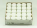 Teelichte Nightlight Parafin überdurchschnittliche Brenndauer 50 Stück