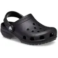 Crocs Classic Clog K Clog Hausschuh, Schlappen, Strandschuh, Sandale mit Fersenriemen schwarz 19 EU (C4)