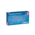 Arnowa GmbH ARNOMED Nitril Blue Einmalhandschuhe, puderfrei, blau, Unsterile Nitrilhandschuhe mit praktischem Rollrand, 1 Packung = 100 Stück, Größe XS 351-XS