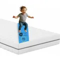 hochwertige Kindermatratze, 120 x 200 cm, 13 cm, abnehmbarer Bezug, Bodyprotect Junior Dreams - Weiß