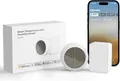 Meross WLAN Hygrometer Thermometer innen mit Solarbetrieb und Hub