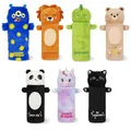 Legami Flauschiges Federmäppchen Plüsch-Federmäppchen Einhorn Teddy Kitty Dino