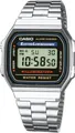 Casio Unisex-Uhr Digital mit Edelstahlarmband –  Quarz - Alarm - A168WA - NEU