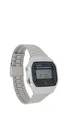 CASIO A168WA Unisex-Uhr Digital mit Edelstahlarmband, silber