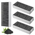 4 Stück Dunstabzugshaube Aktivkohlefilter für Siemens HZ9VRCR0 17004796/Bosch HEZ9VRUD0 17004811/Neff Z821VR0 17004806/ Gaggenau CA282111/ Constructa CCZ9VRCRCR0 17006669, CleanAir Umluftersatzfilter