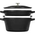 STAUB La Cocotte Kochtopf-Set, 2-teilig, schwarz