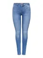 ONLY Damen Onlblush Life Mid Skinny Rea12187 Noos Jeans, Medium Blue Denim, XL / 34L EU