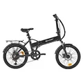 SHARP FD03EB Kompakt-/Faltrad Laufradgröße: 20 Zoll Schwarz Falt E-Bike