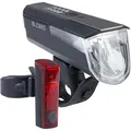 Büchel Fahrrad Akkuleuchten-Set BLC 820 + DUO LED  80/40/15 Lux schwarz (ohne Stoptech)""