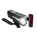 Büchel Fahrrad LED-Batterieleuchten-Set Rücklicht BLC 820 Schwarz Mit Akkus